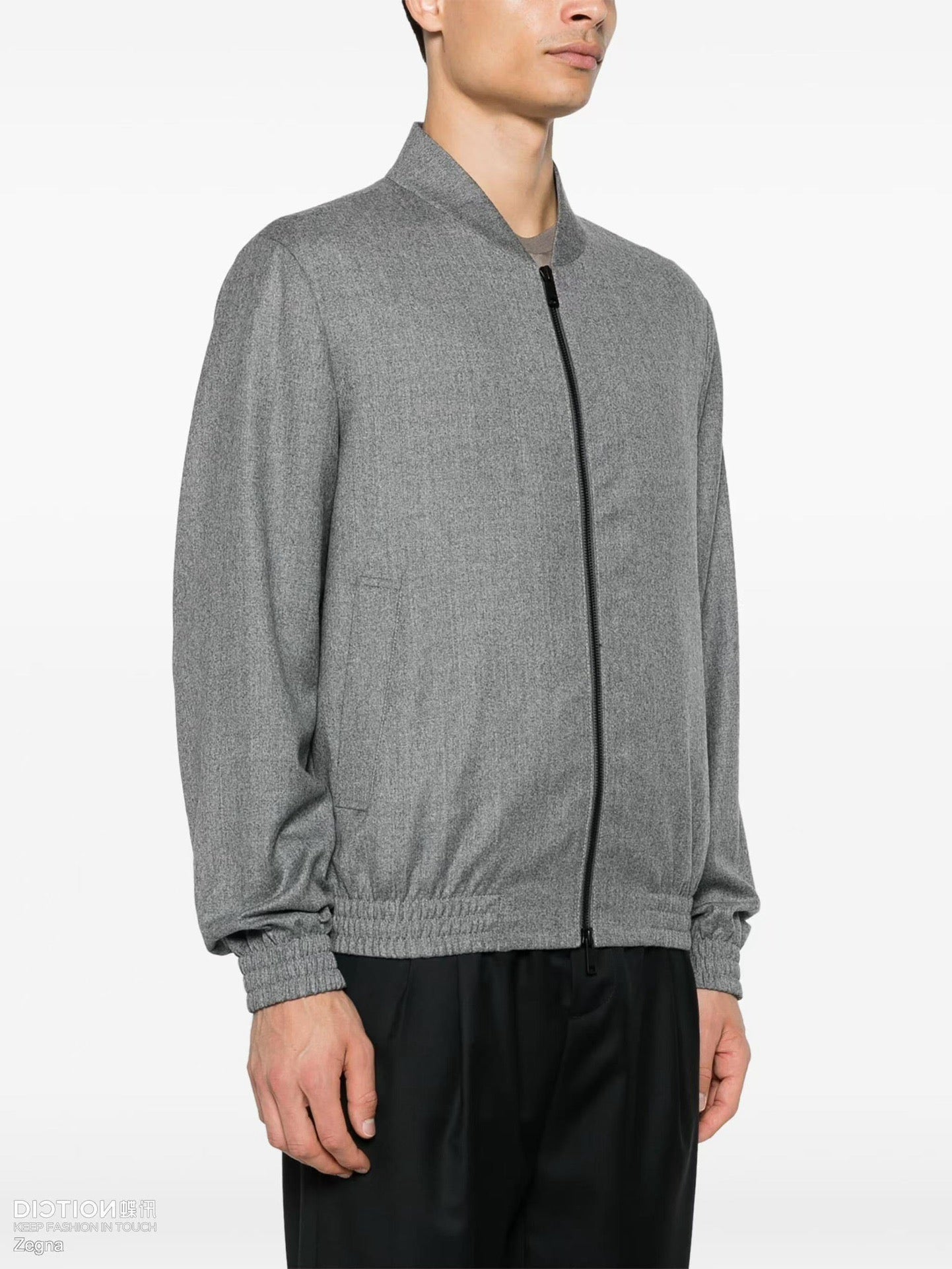 Dark Blue and Grey Jacket