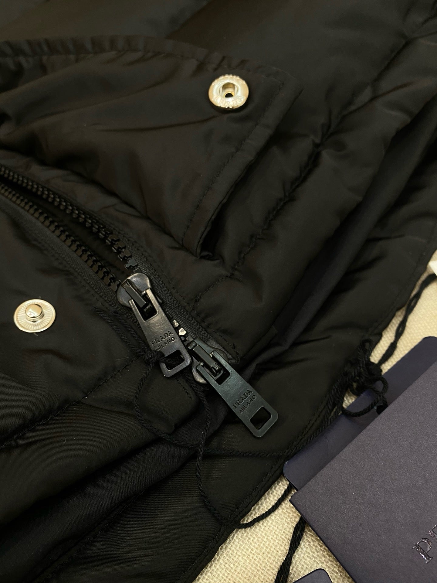 Black and Dark Blue Jacket