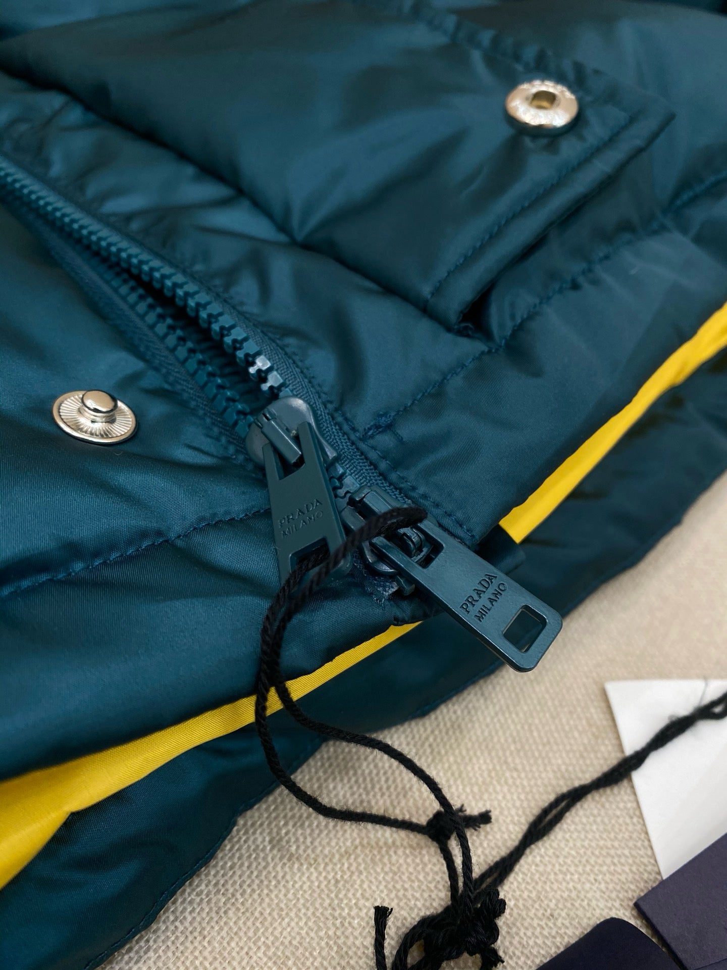 Black and Dark Blue Jacket