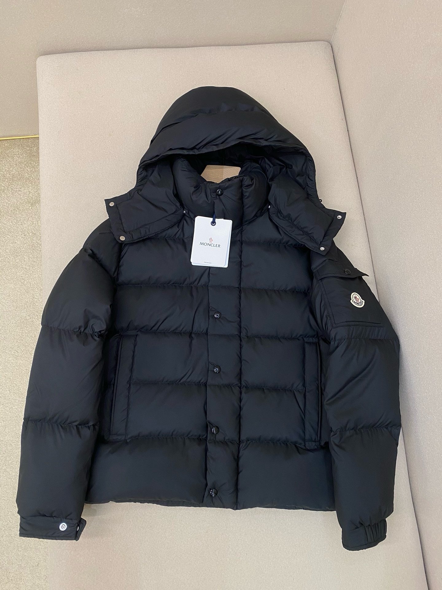 Black and Dark Blue Jacket