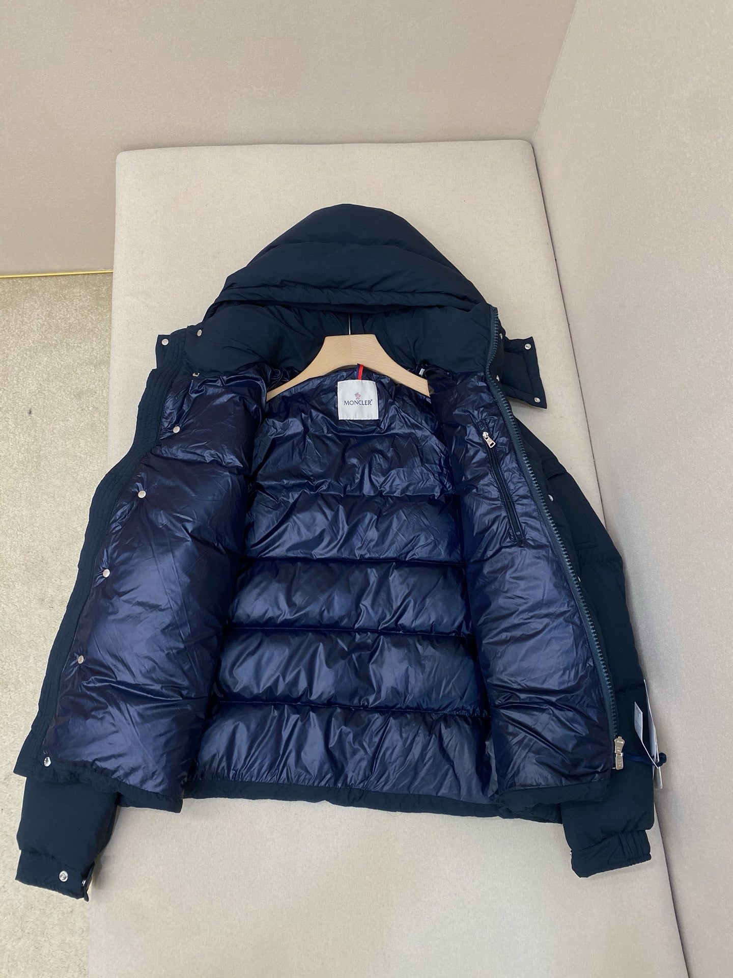 Black and Dark Blue Jacket