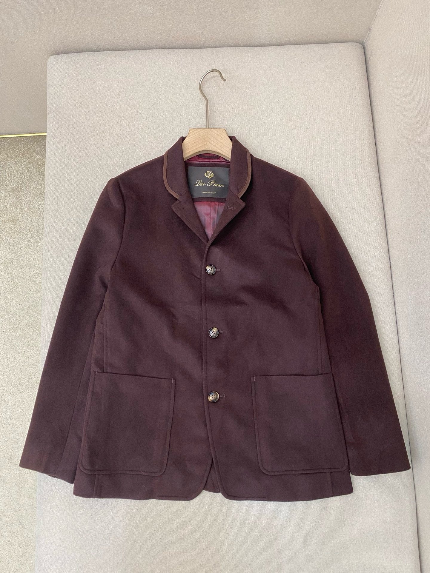 Reddish and Dark Grey Jacket