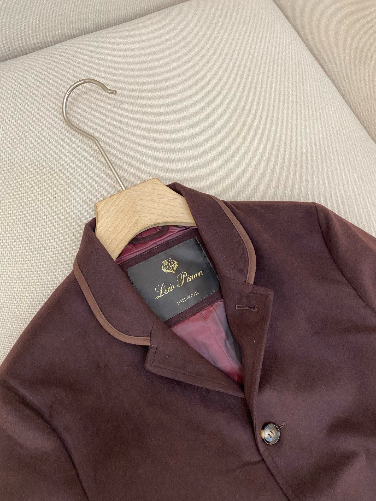 Reddish and Dark Grey Jacket