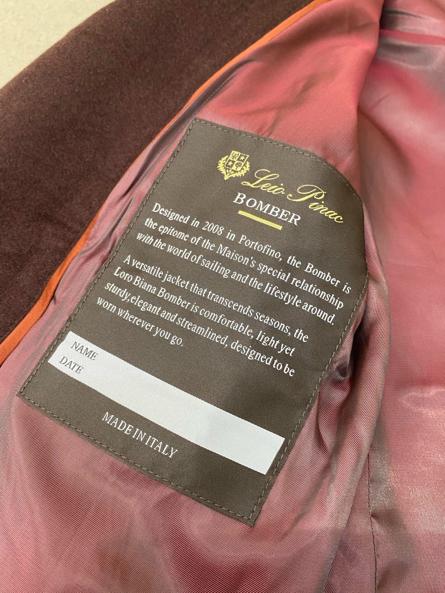 Reddish and Dark Grey Jacket