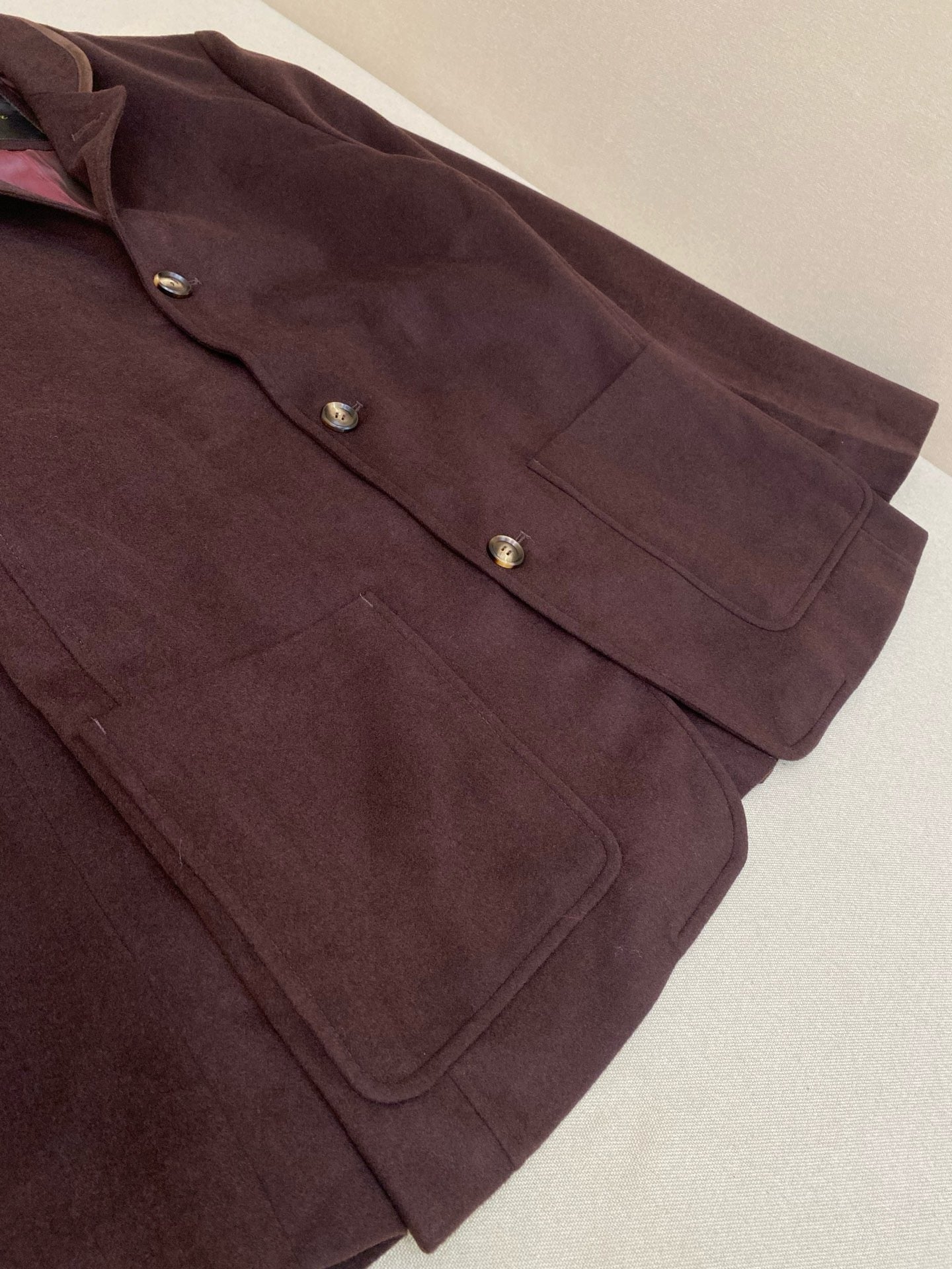 Reddish and Dark Grey Jacket