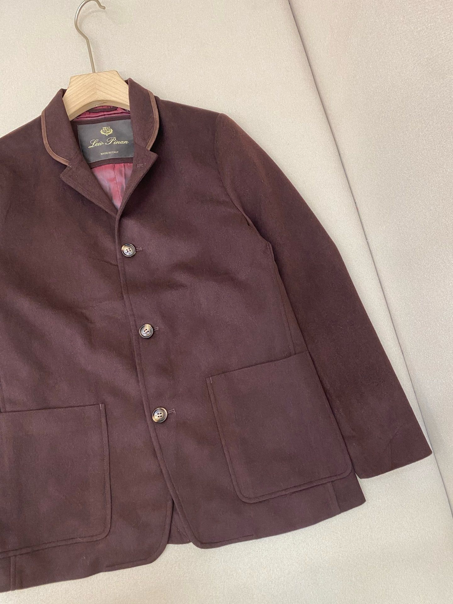 Reddish and Dark Grey Jacket