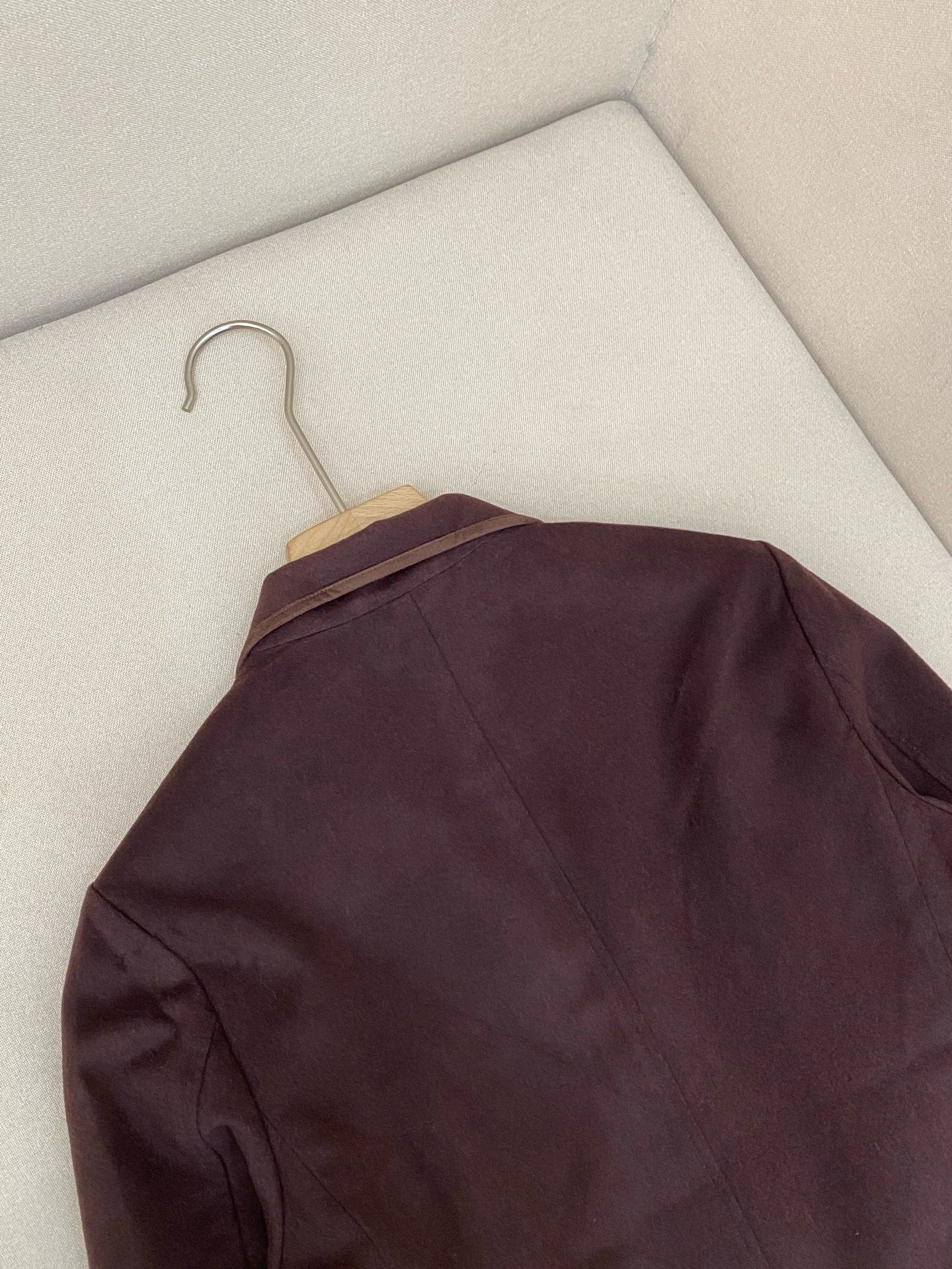 Reddish and Dark Grey Jacket