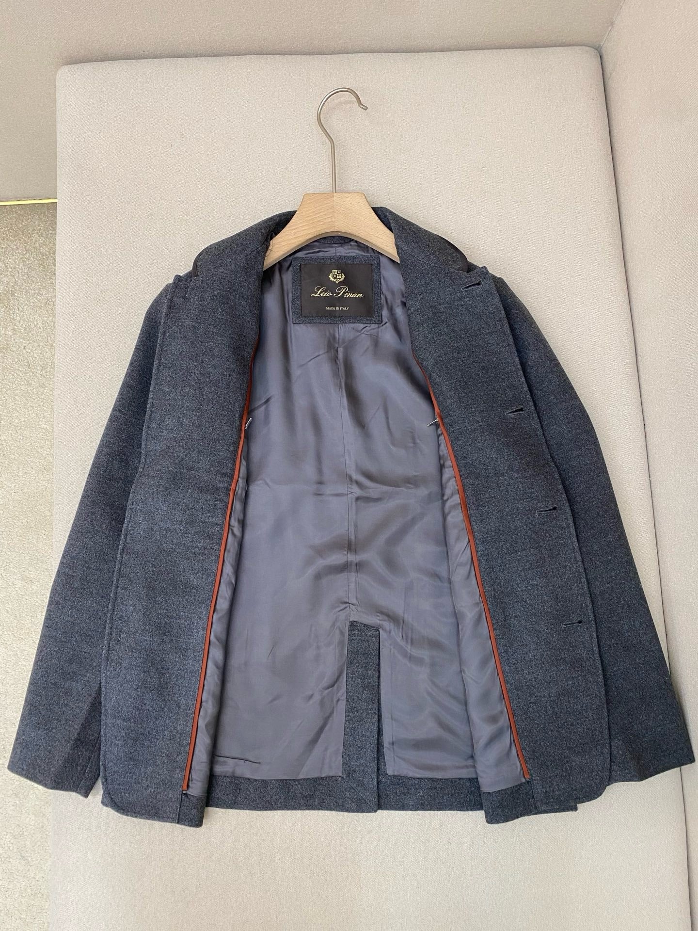 Reddish and Dark Grey Jacket