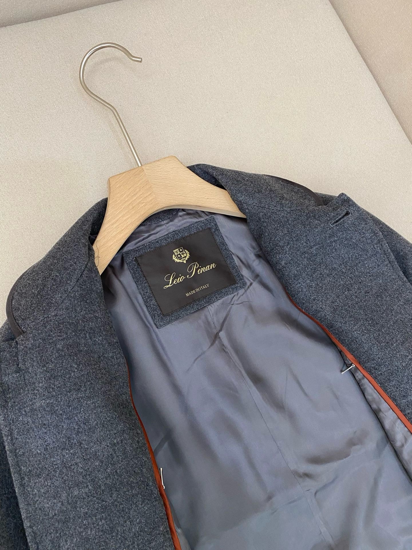 Reddish and Dark Grey Jacket