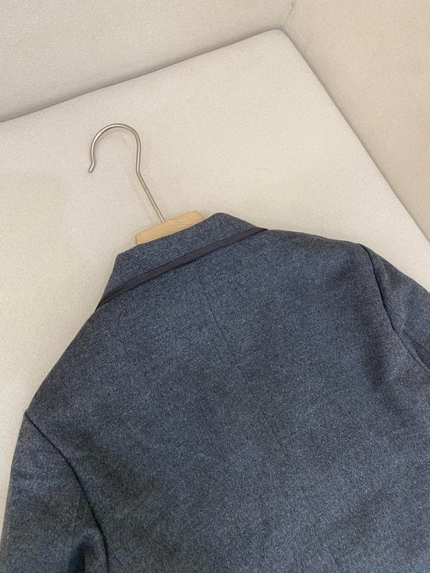 Reddish and Dark Grey Jacket