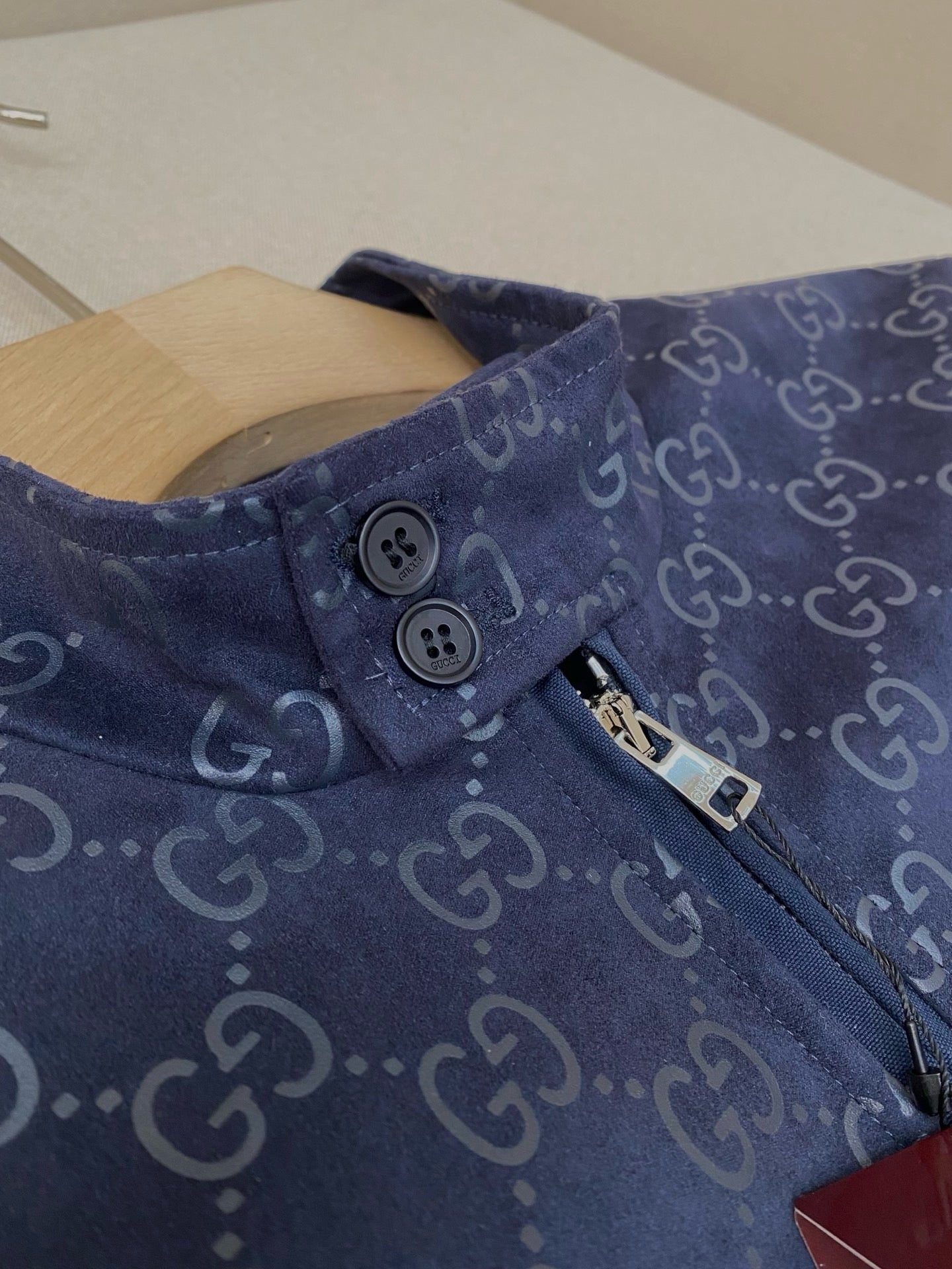 Black and Dark Blue Jacket