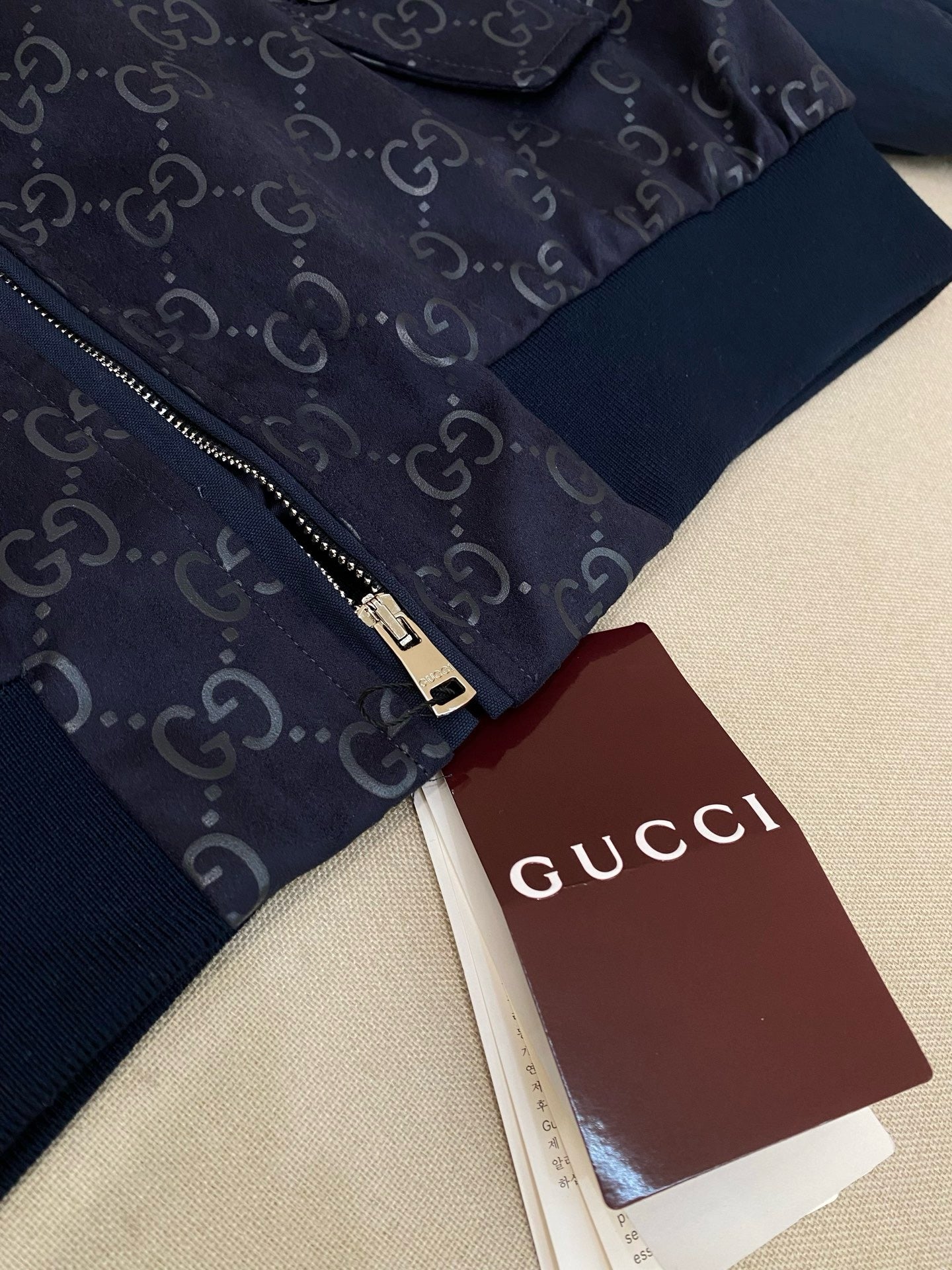 Black and Dark Blue Jacket