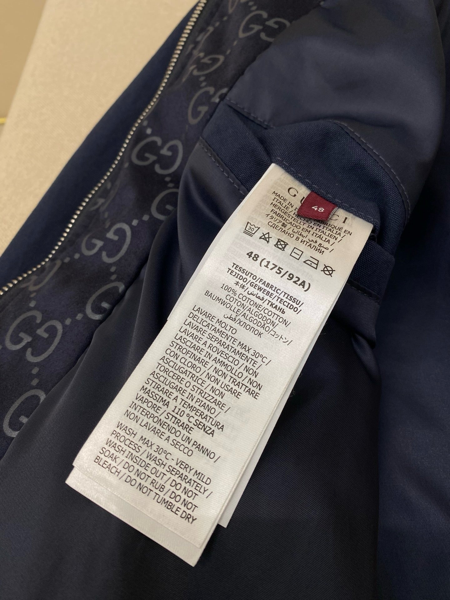 Black and Dark Blue Jacket