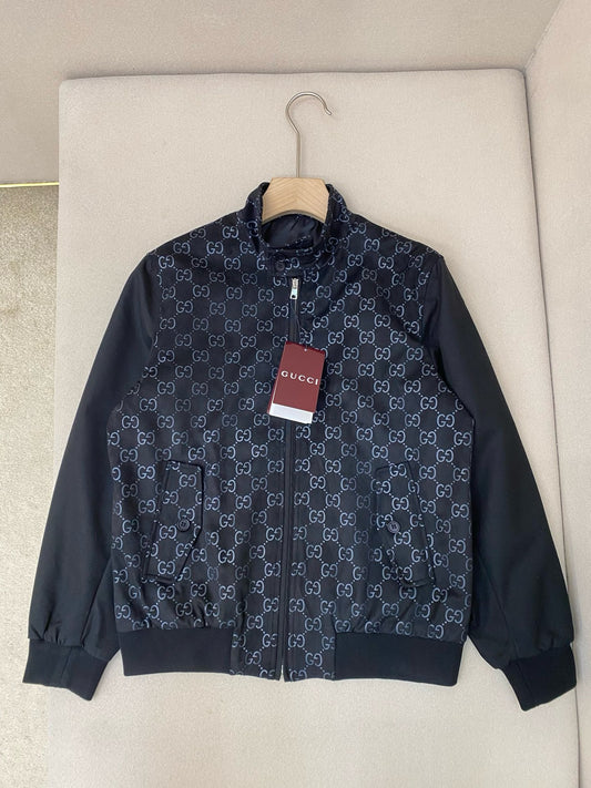 Black and Dark Blue Jacket