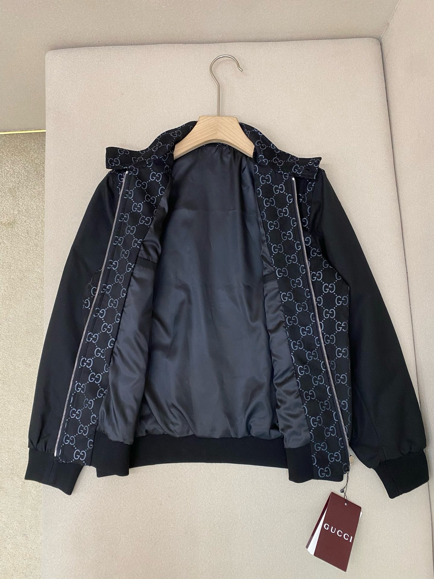 Black and Dark Blue Jacket