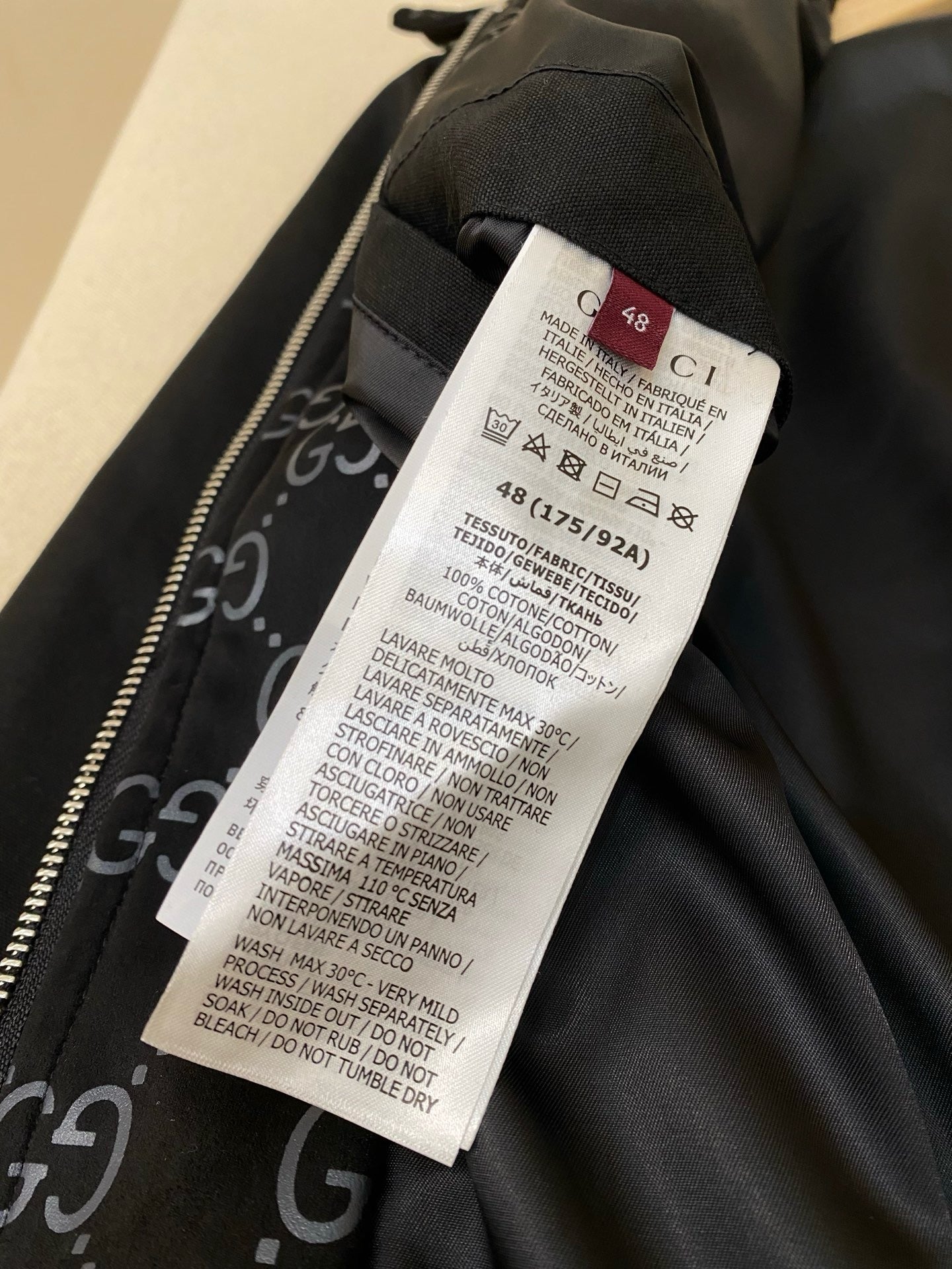 Black and Dark Blue Jacket