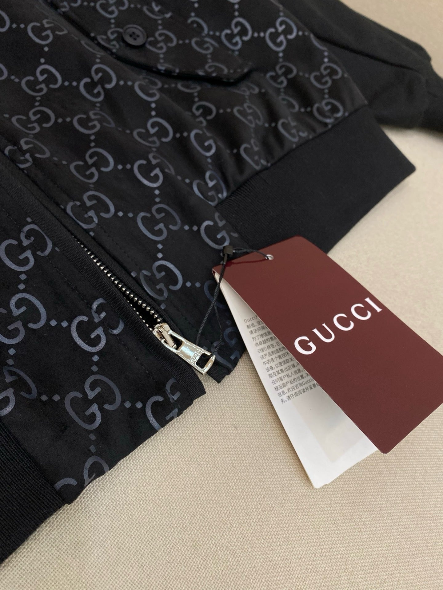 Black and Dark Blue Jacket