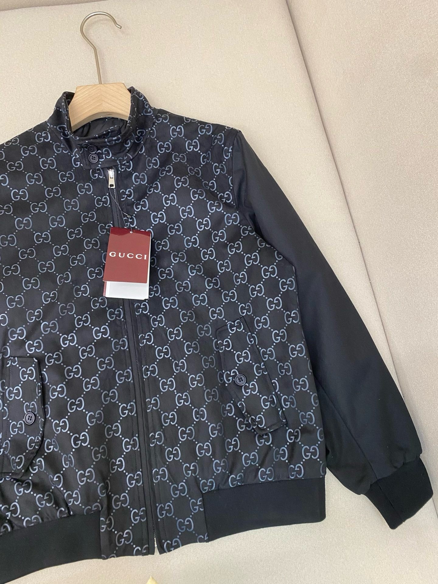 Black and Dark Blue Jacket