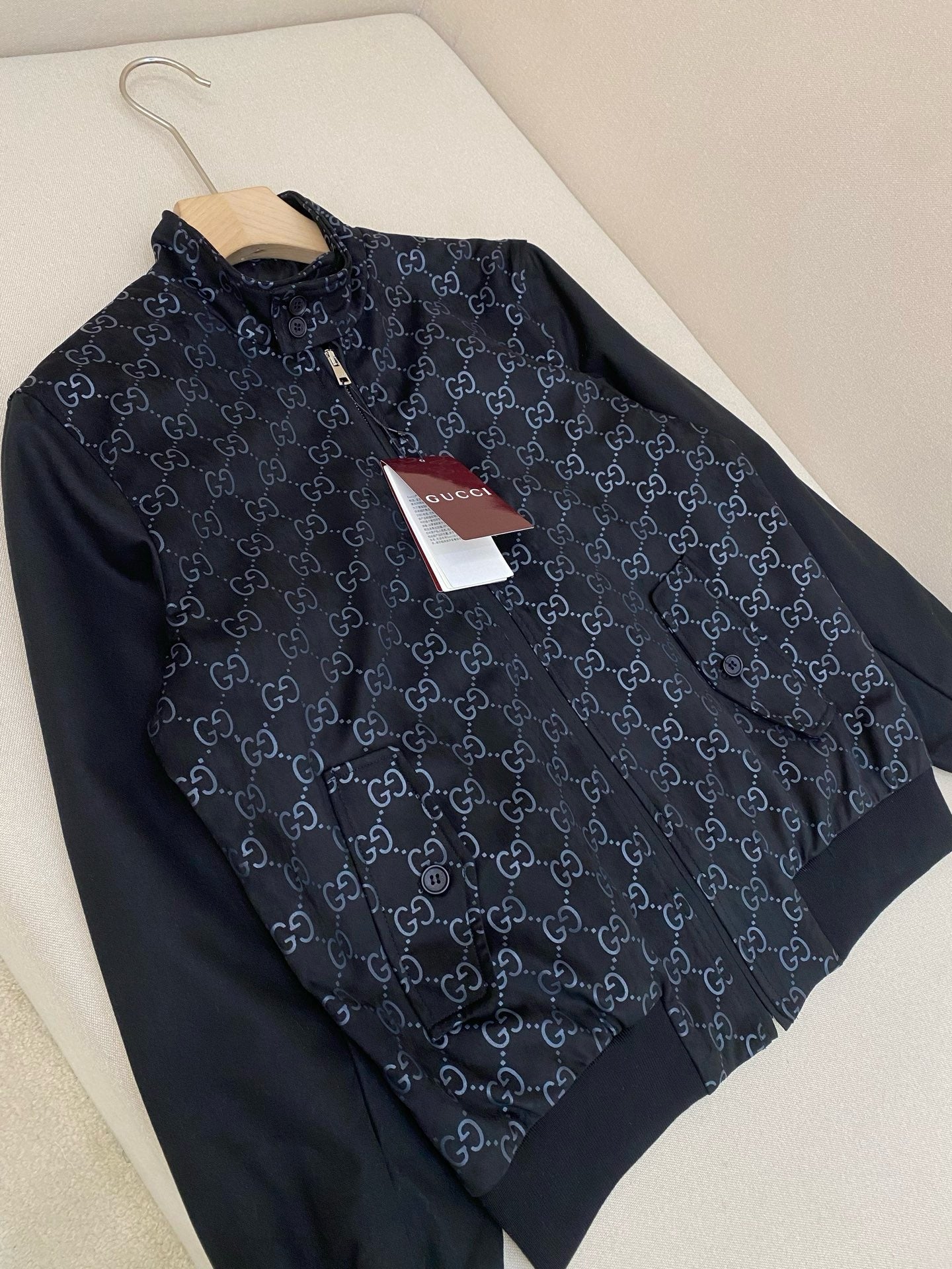 Black and Dark Blue Jacket