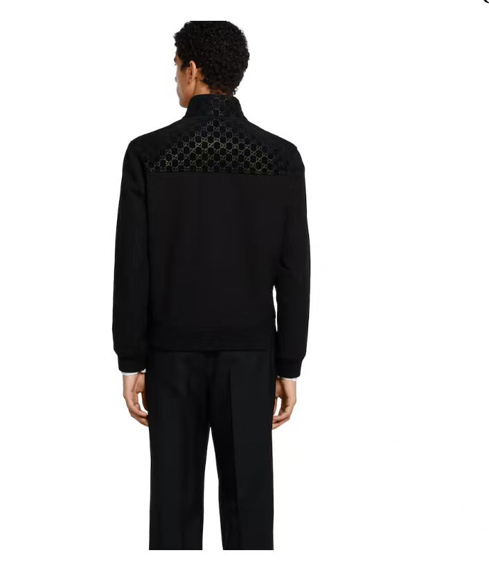 Black and Dark Blue Jacket