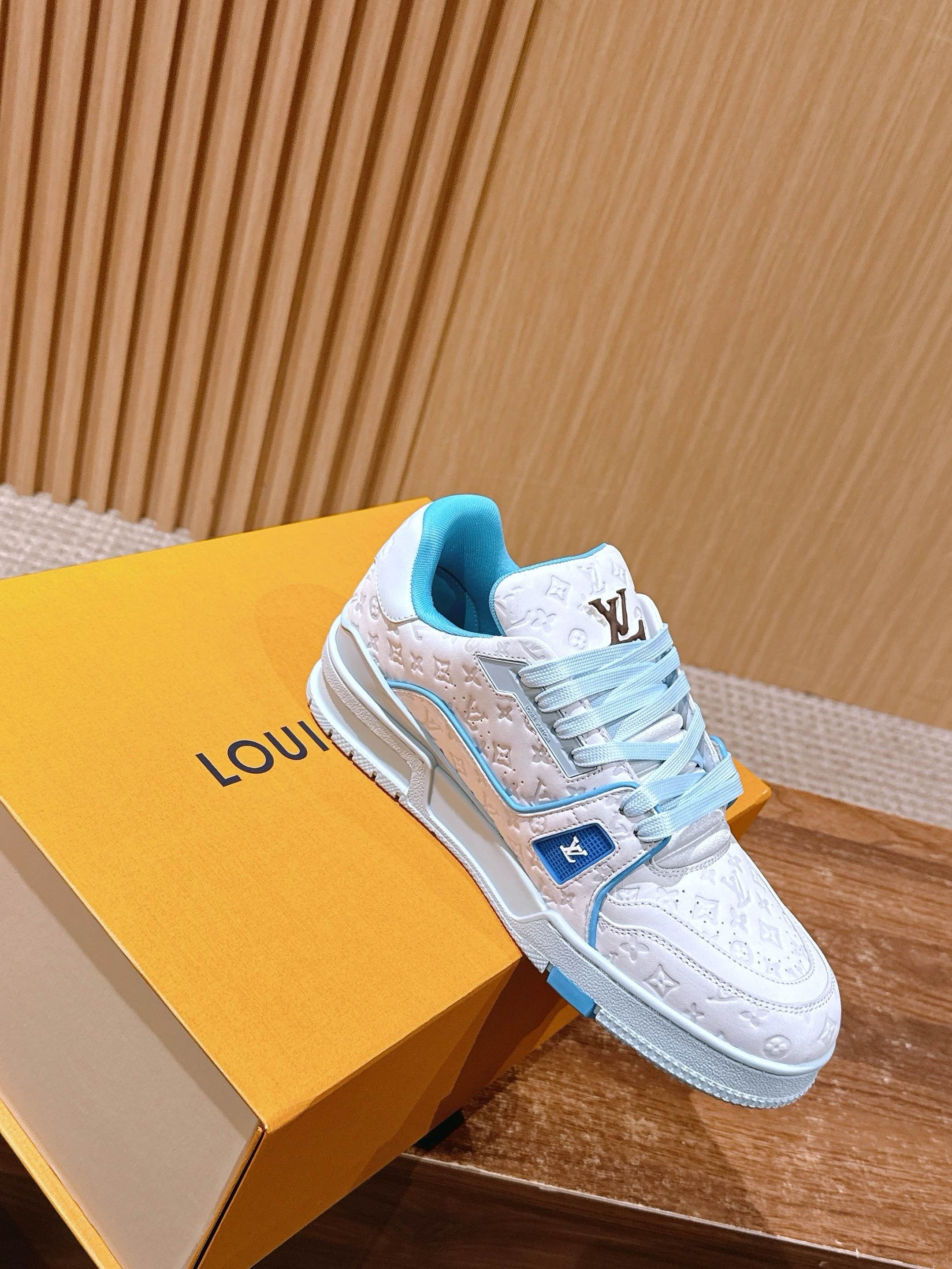 Blue and Green Shoes