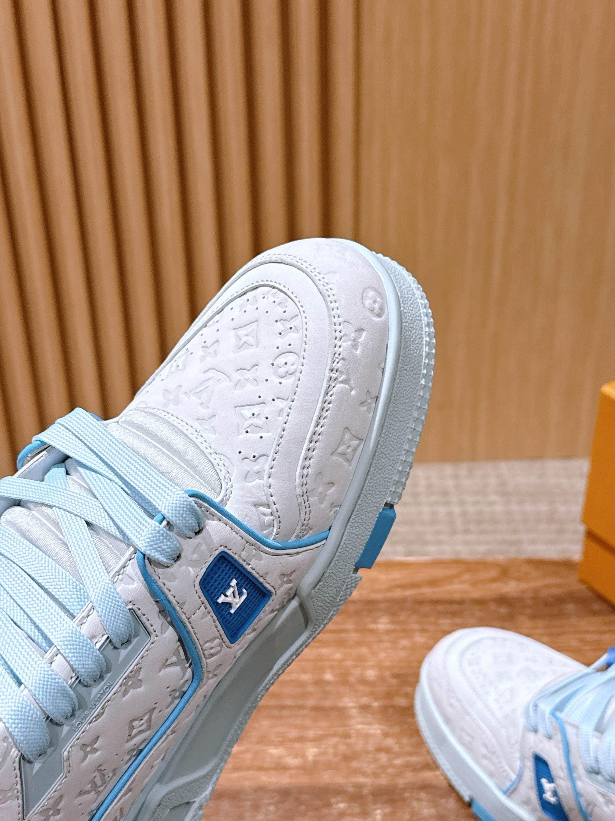 Blue and Green Shoes