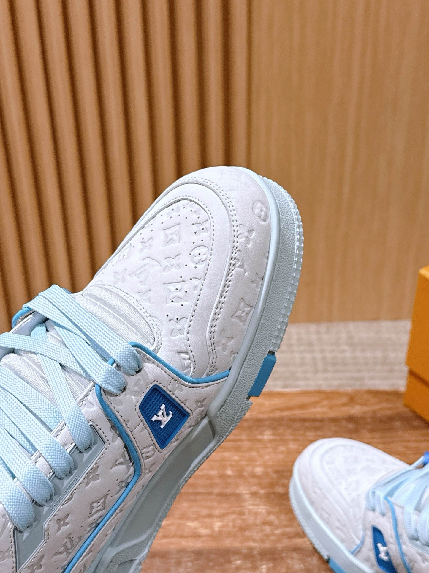 Blue and Green Shoes