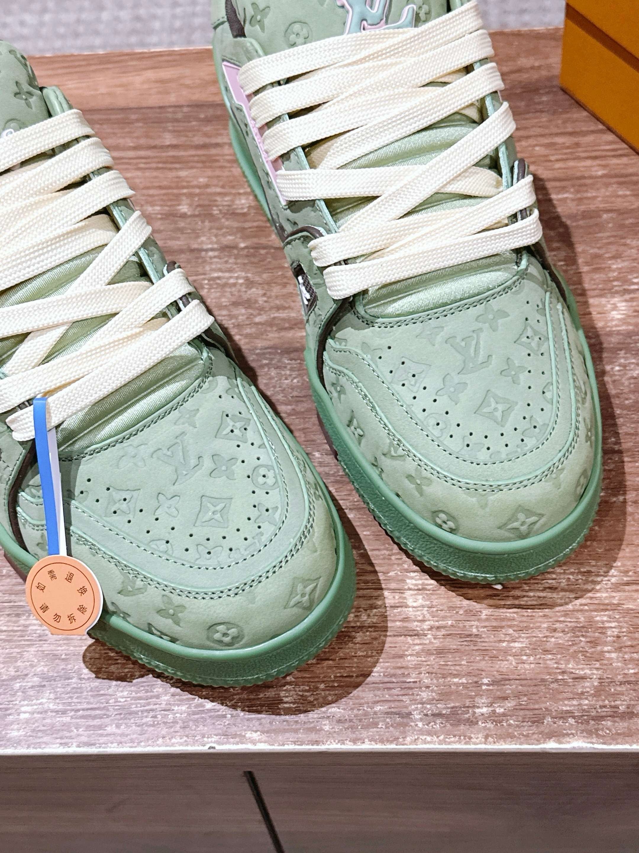 Blue and Green Shoes