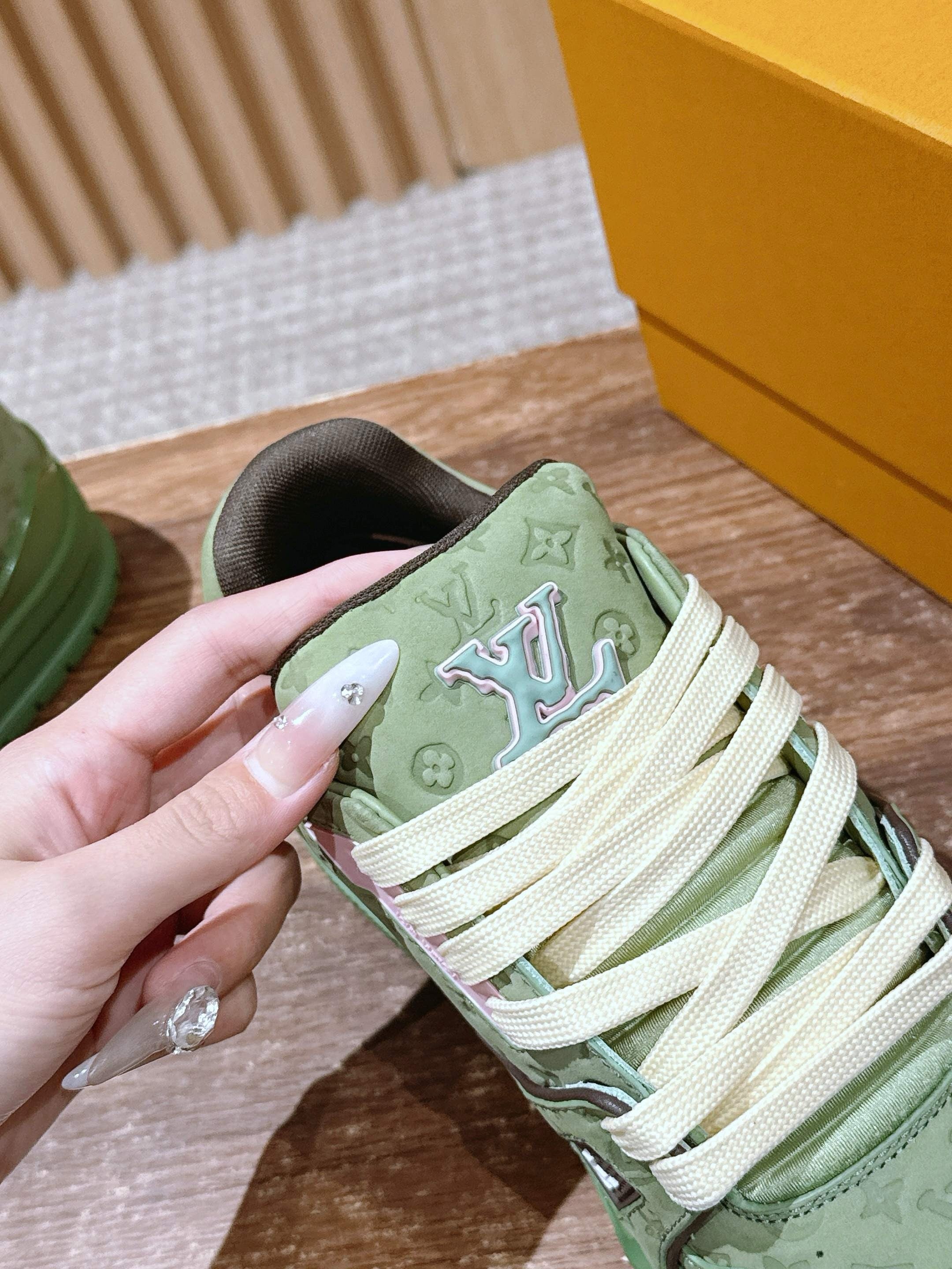 Blue and Green Shoes