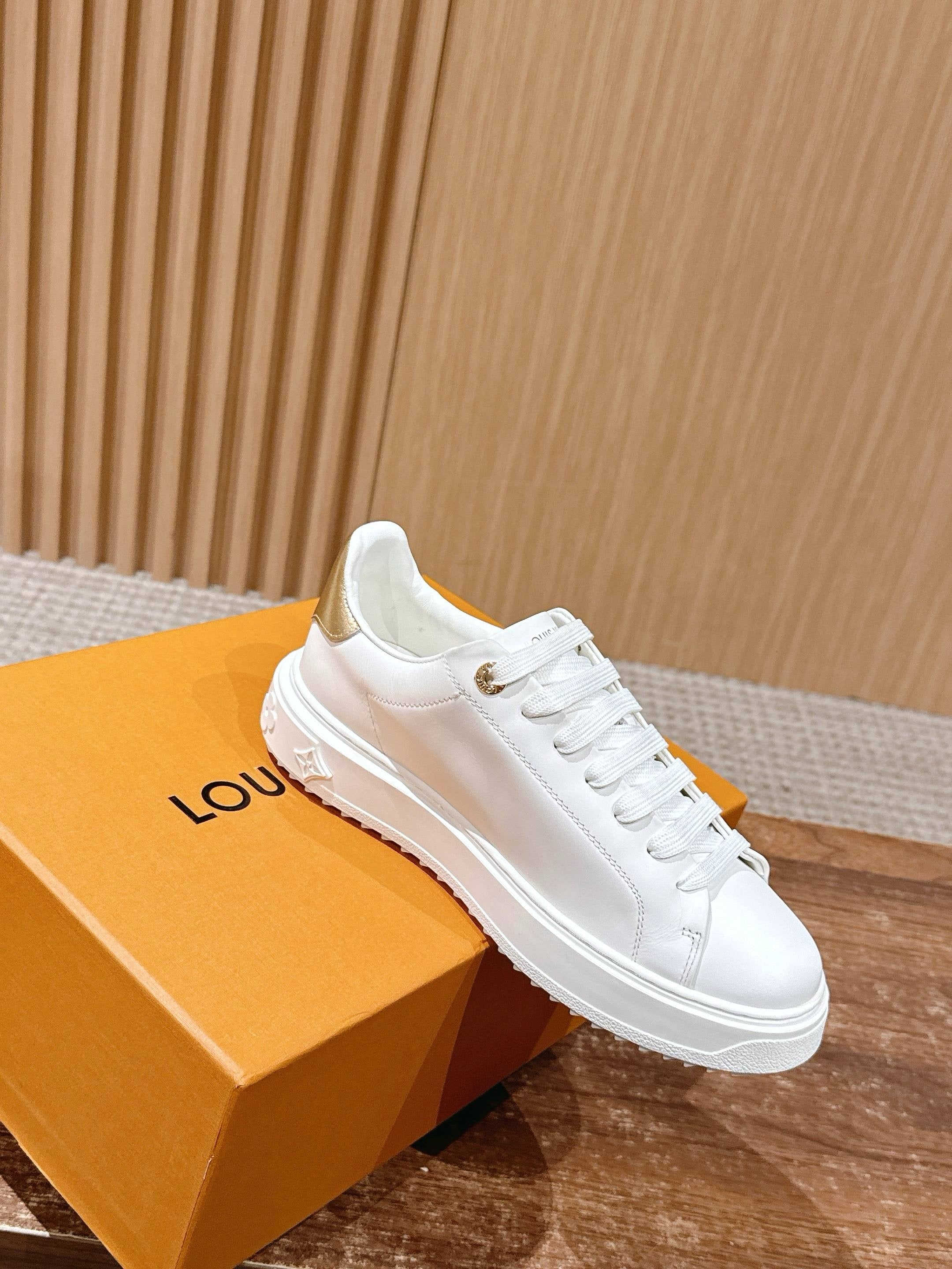 Brown and White Shoes