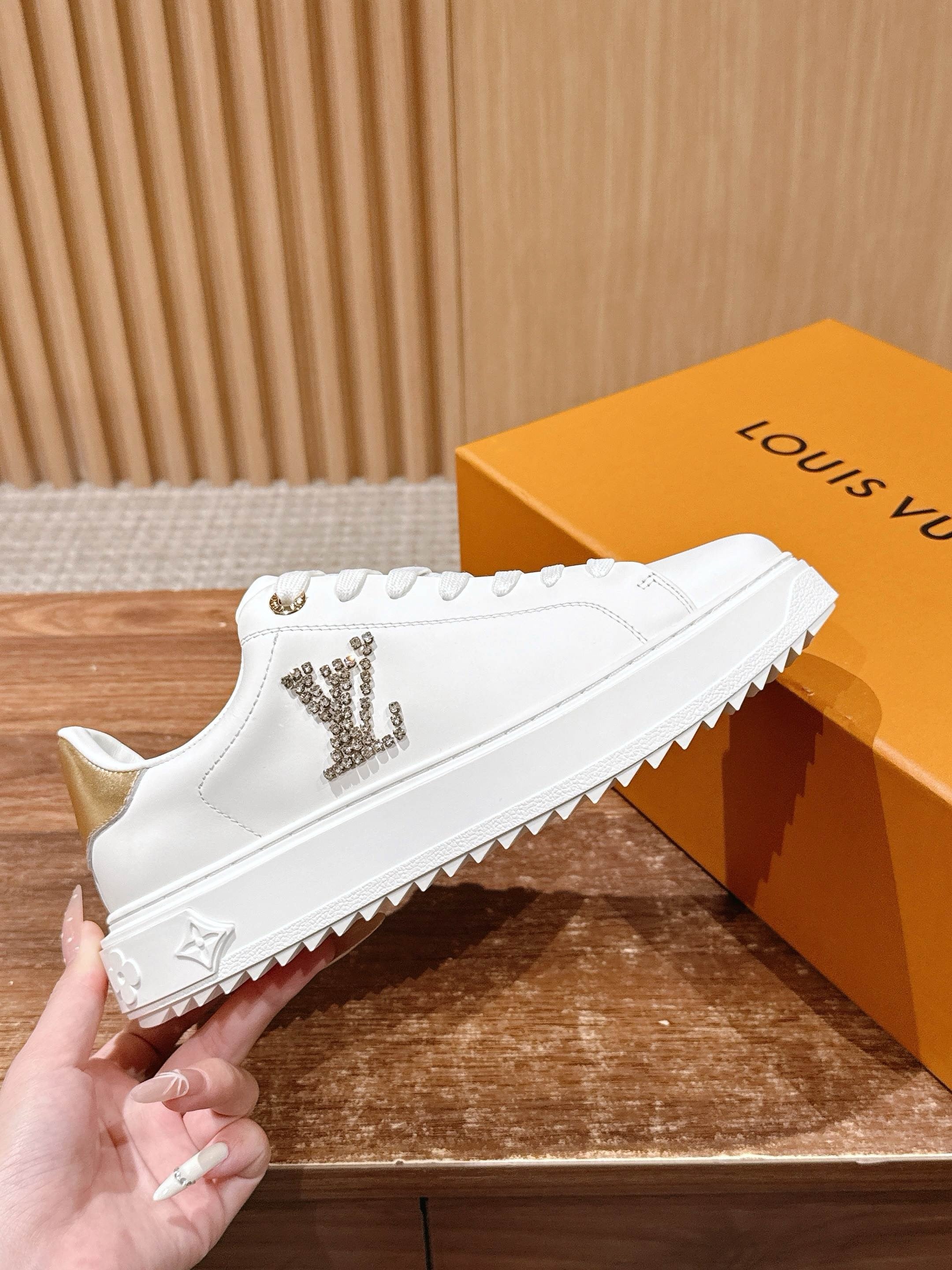 Brown and White Shoes