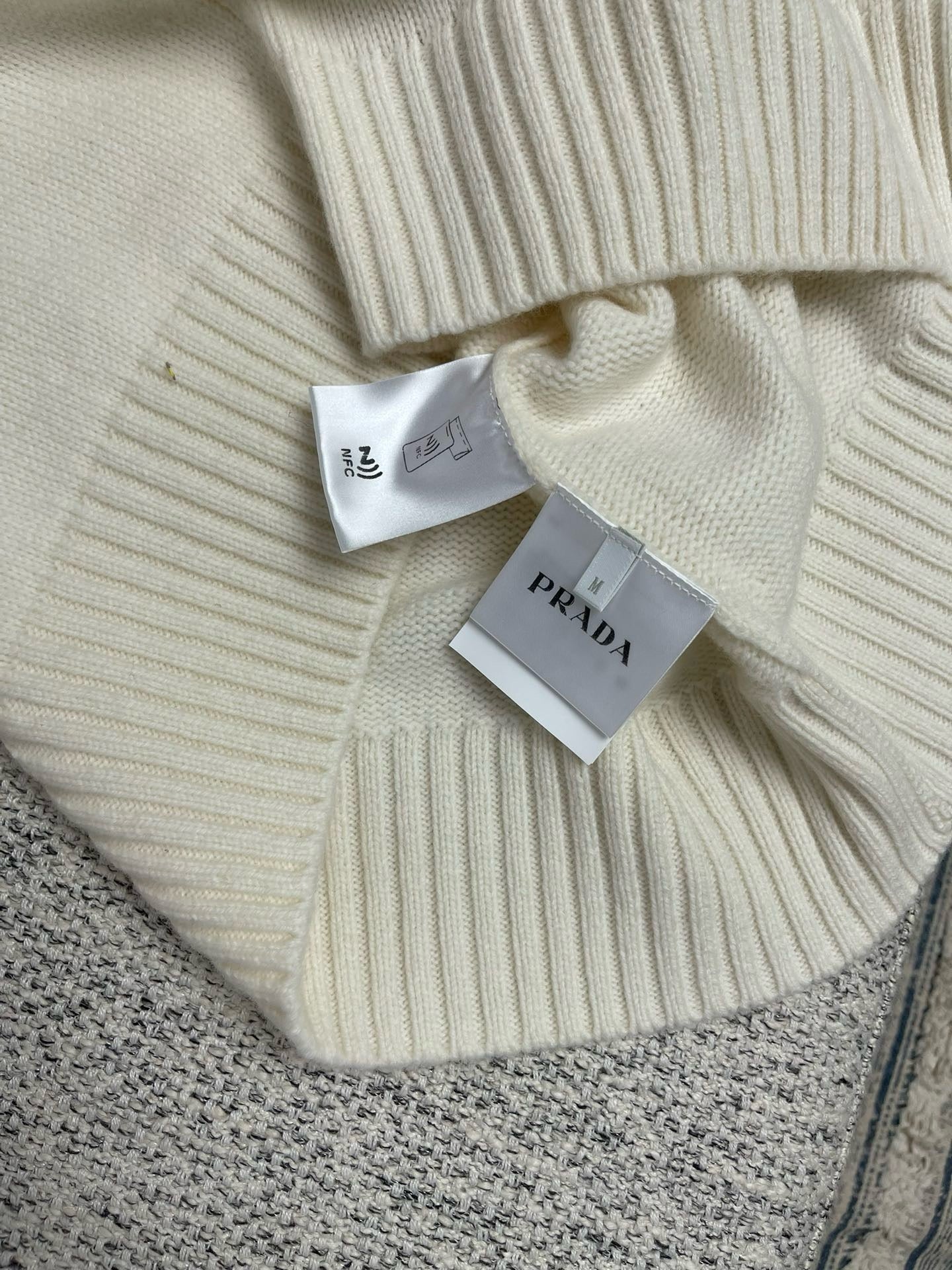 Grey and White Jersey