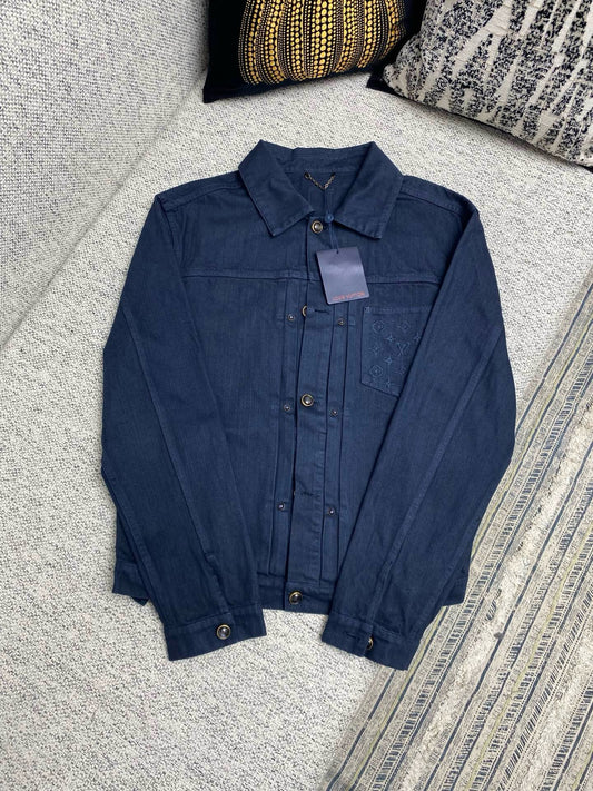 Dark Blue and Beige Jacket