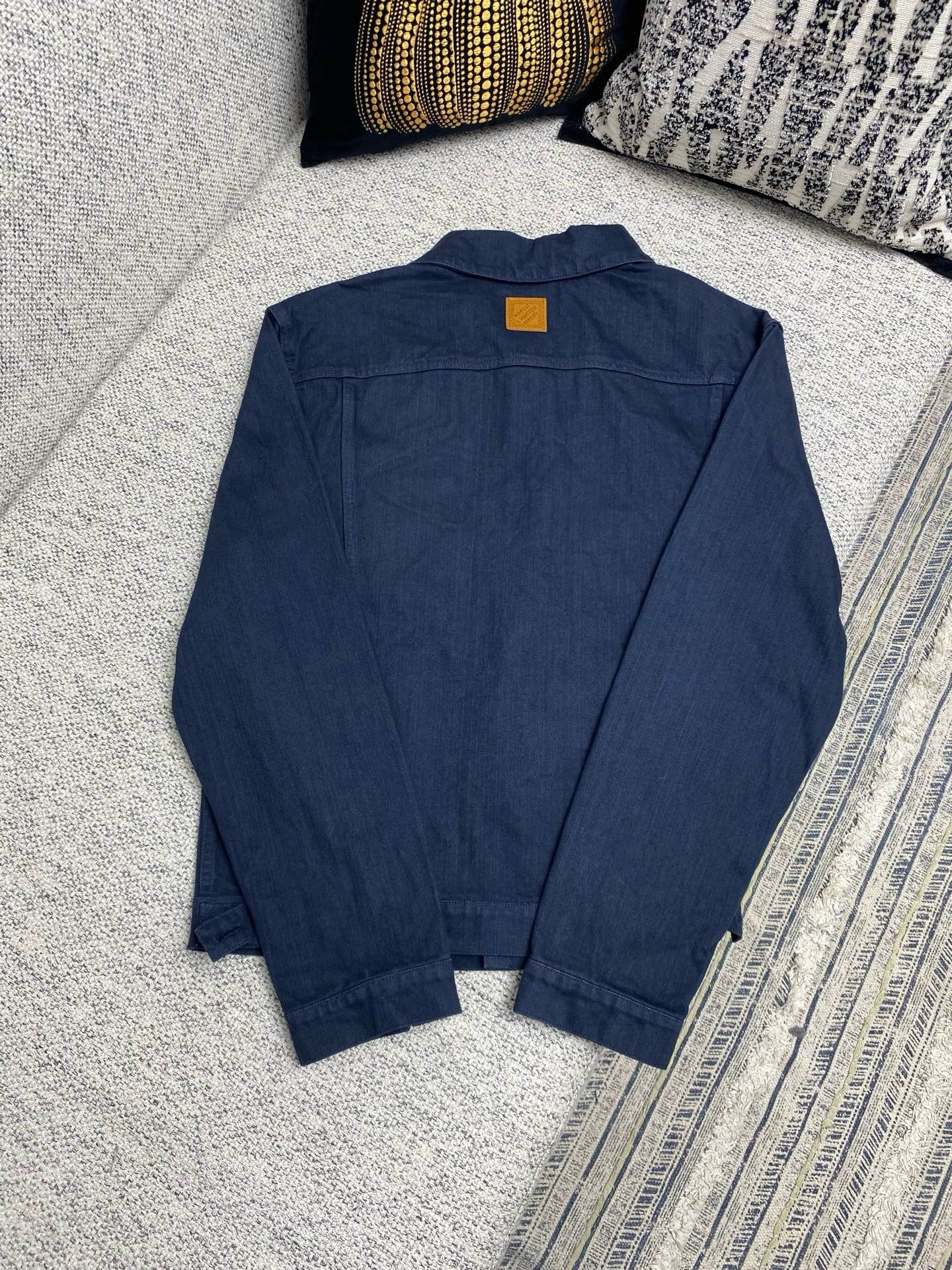 Dark Blue and Beige Jacket