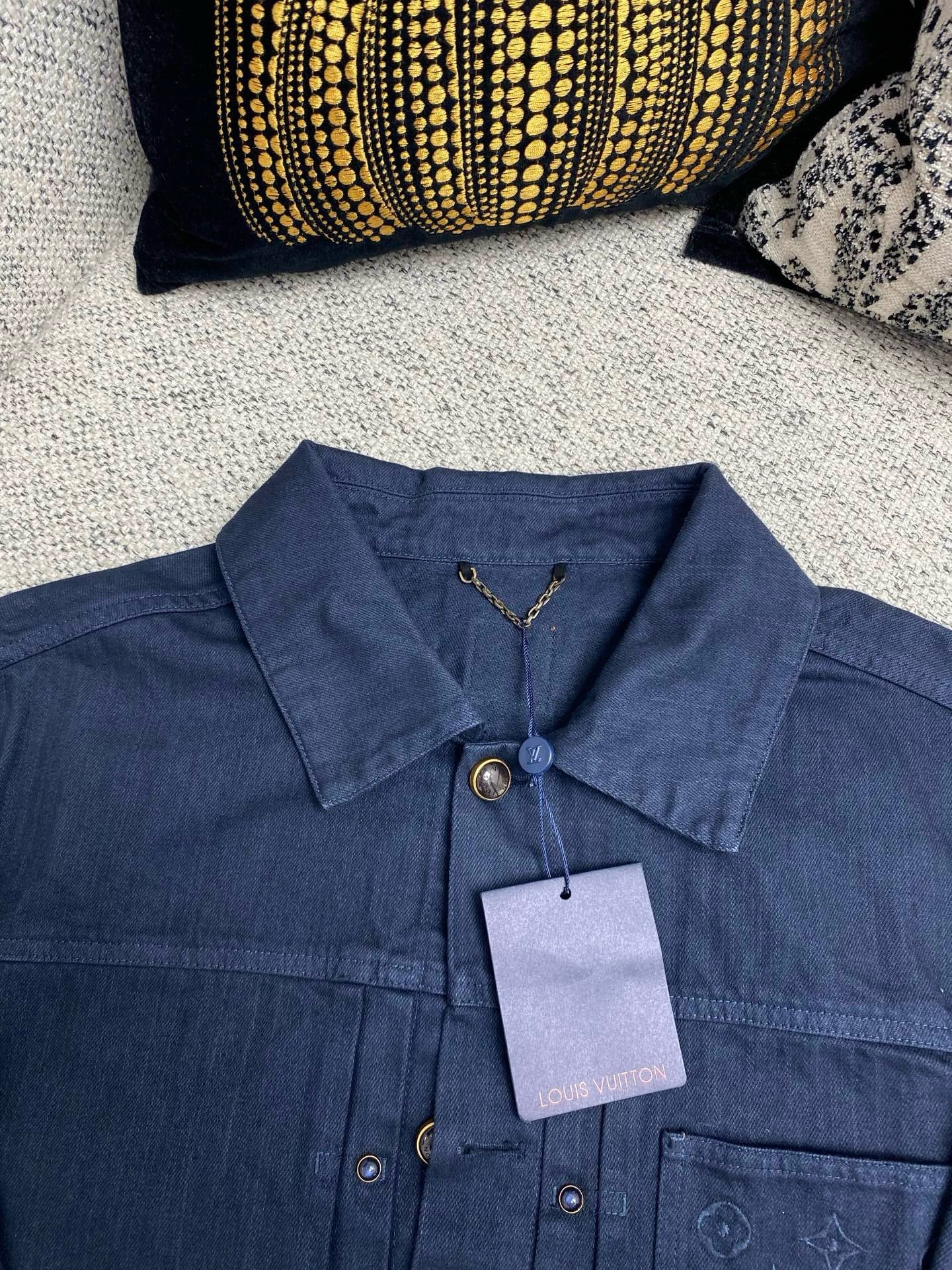 Dark Blue and Beige Jacket