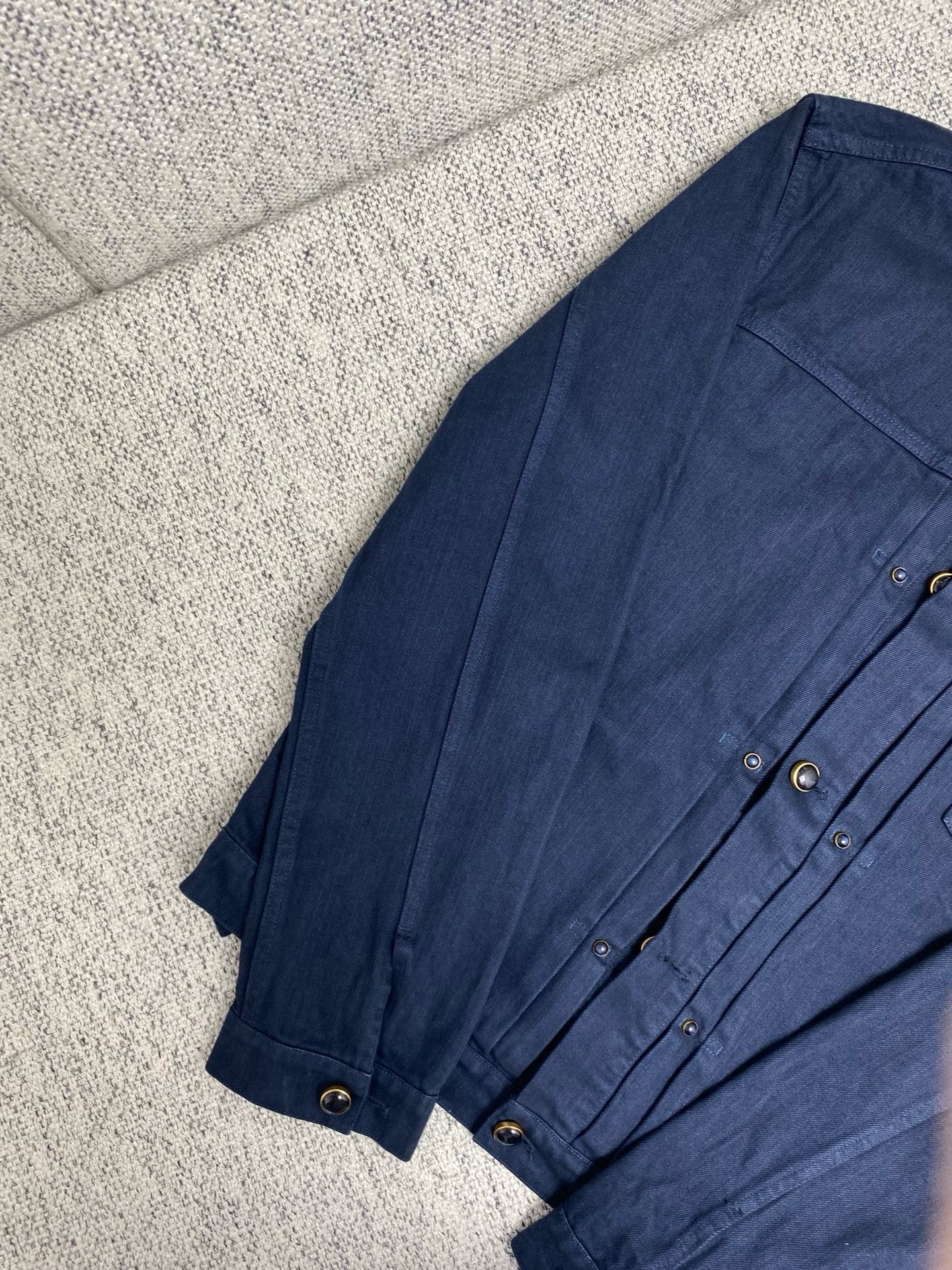 Dark Blue and Beige Jacket