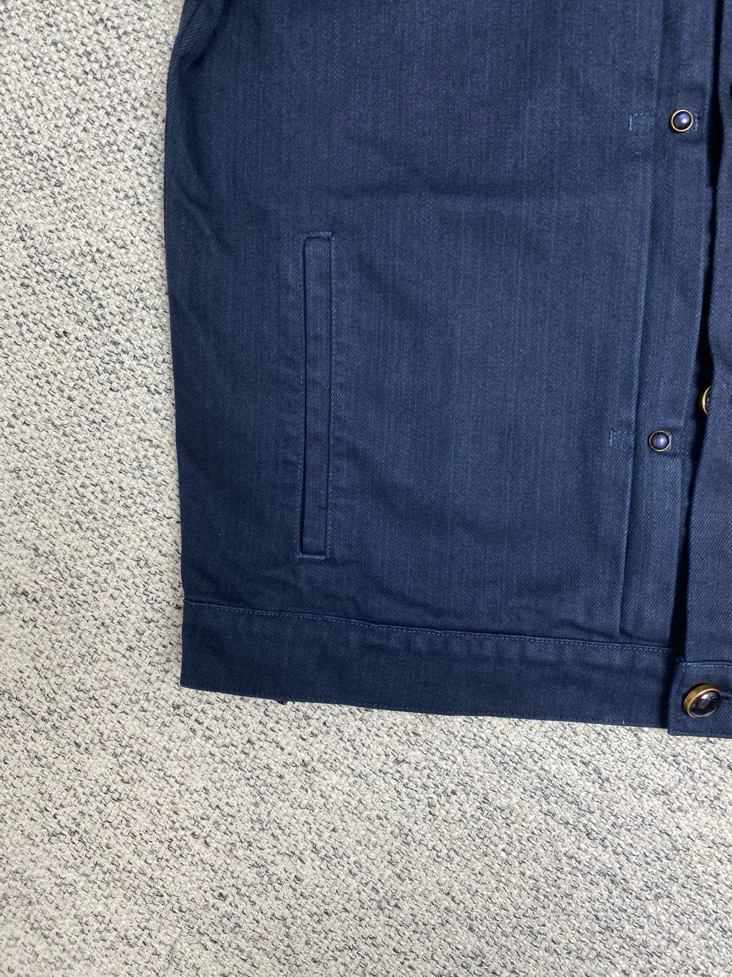 Dark Blue and Beige Jacket