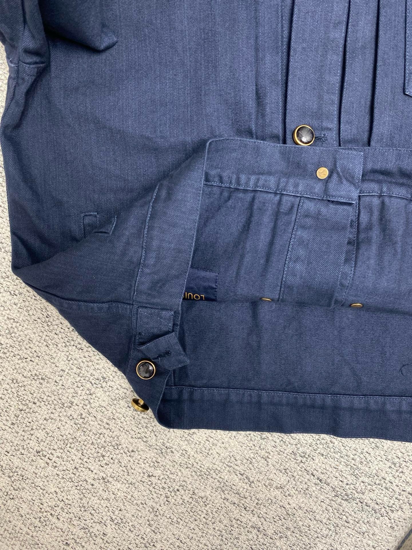 Dark Blue and Beige Jacket