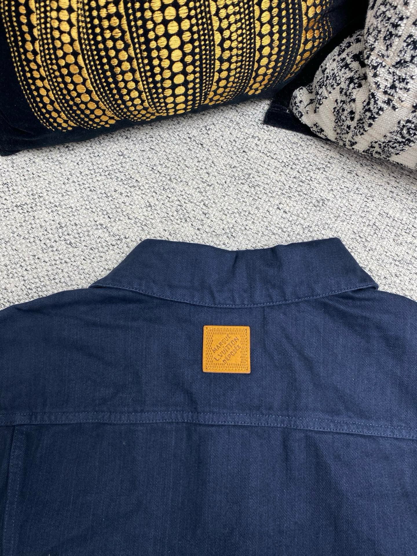 Dark Blue and Beige Jacket