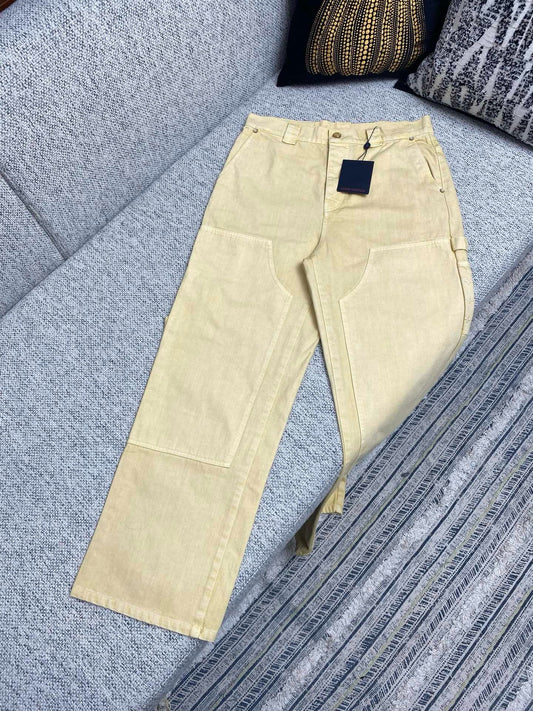 Dark Blue and Beige Pant