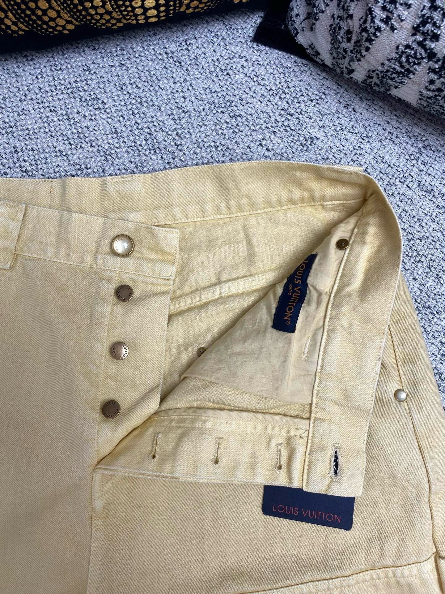 Dark Blue and Beige Pant