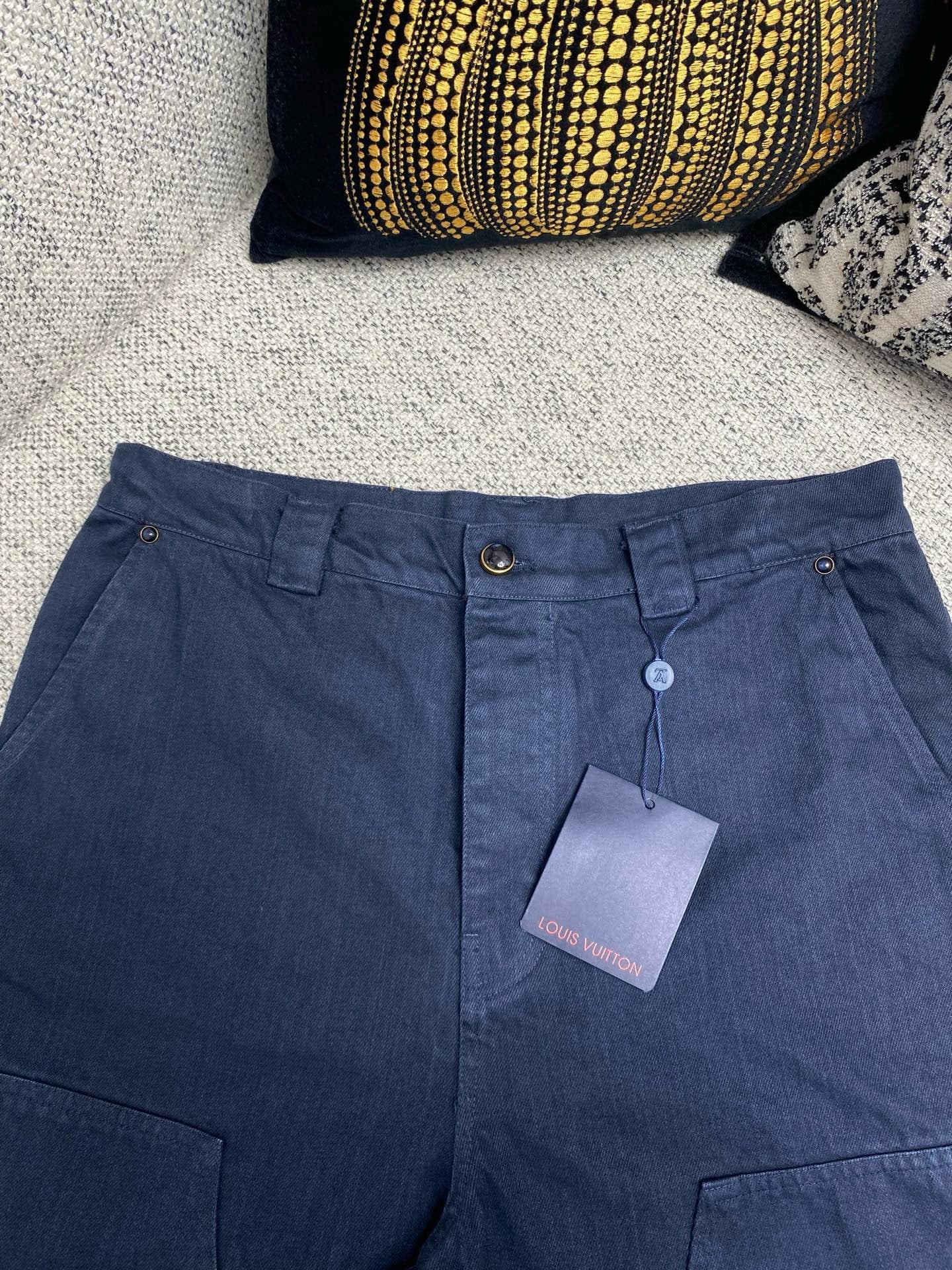 Dark Blue and Beige Pant