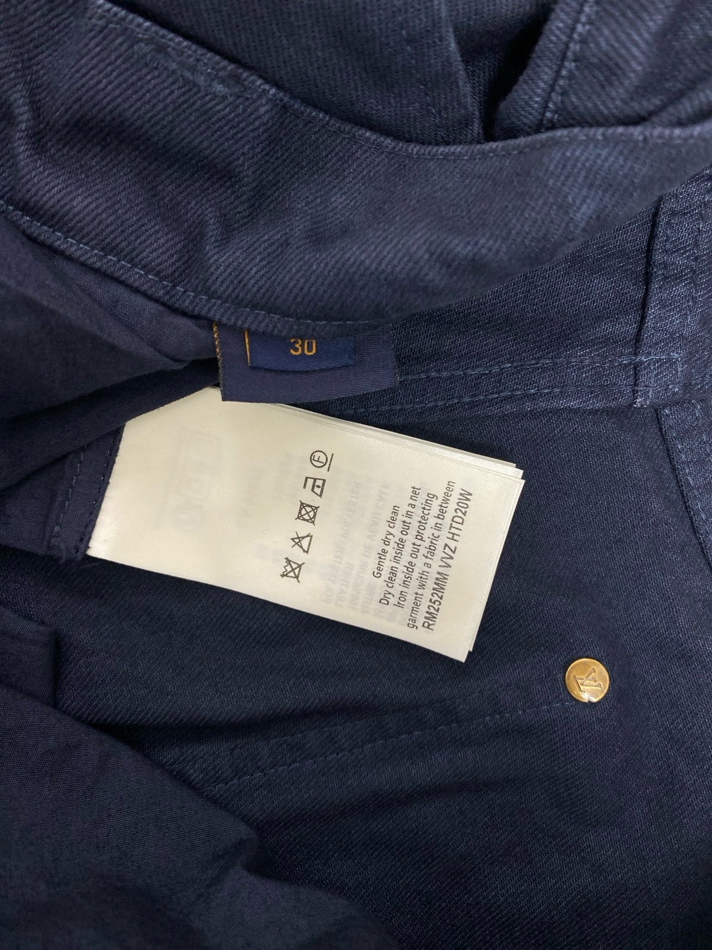 Dark Blue and Beige Pant