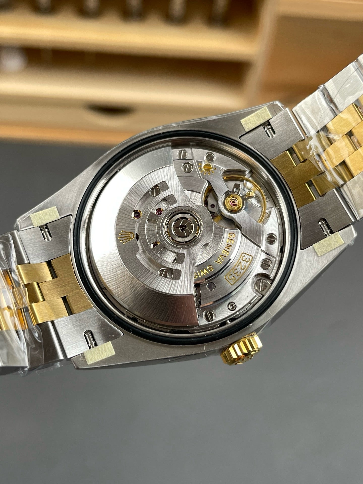 Silver Golden Watch