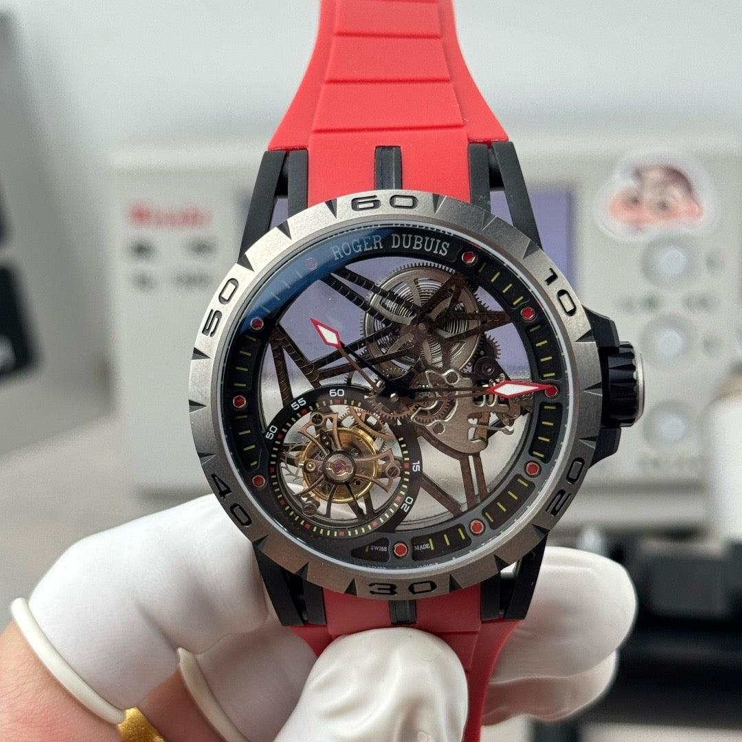 Red and White Watch