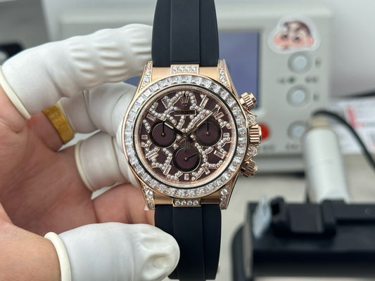 Black Rose Gold Watch