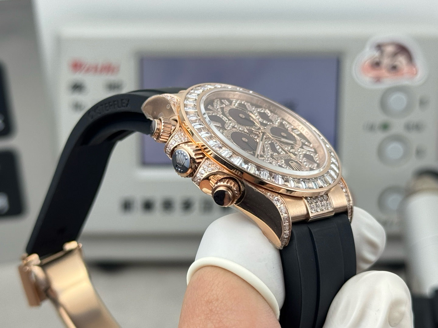 Black Rose Gold Watch