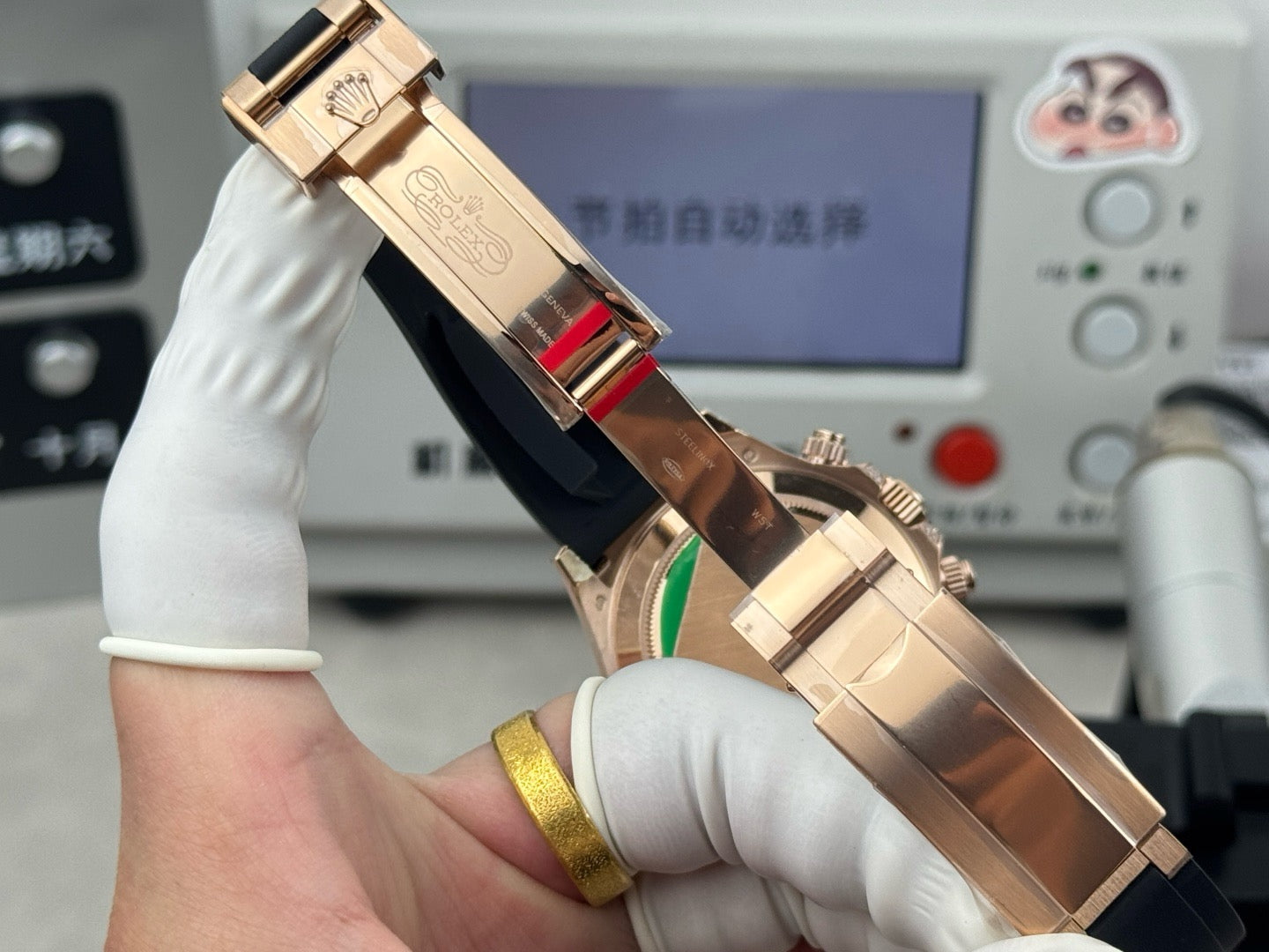 Black Rose Gold Watch