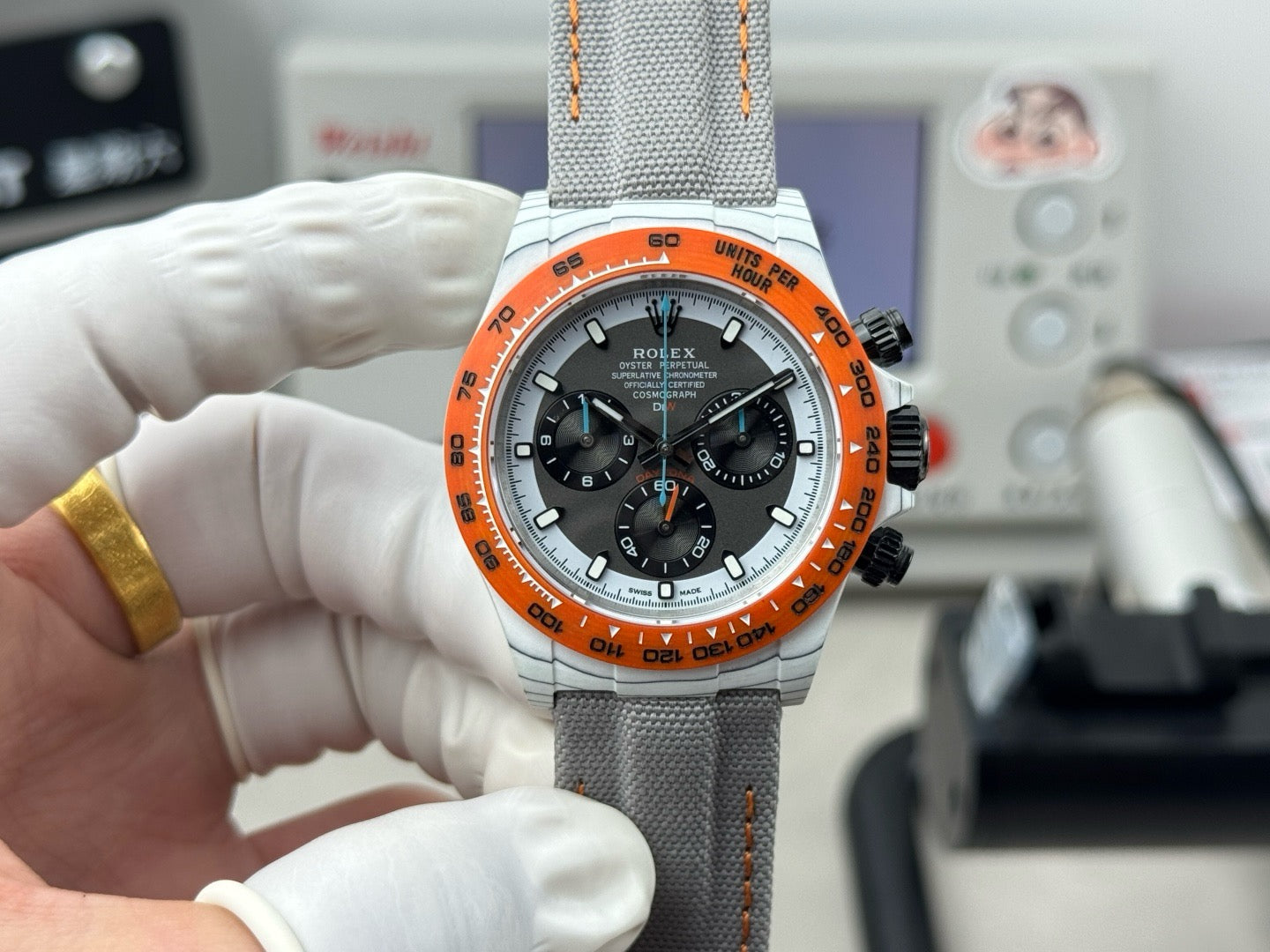 Grey Orange Watch