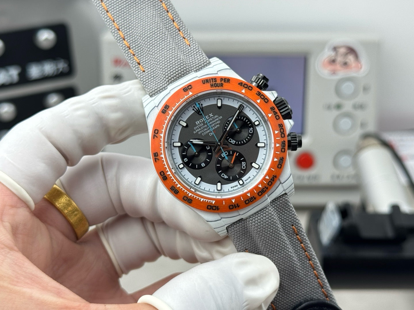 Grey Orange Watch